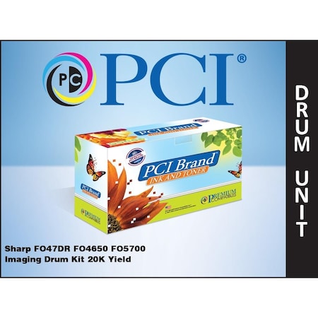 Pci Sharp Fo47Dr Fo4650 Fo5700 Drum Kit 20K FO47DRPC